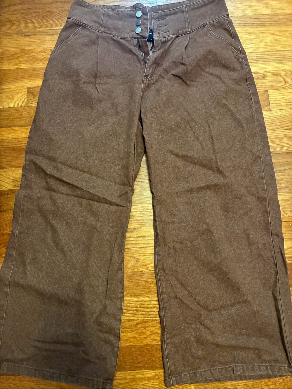 Cider Women’s Brown Wide-Leg Pants